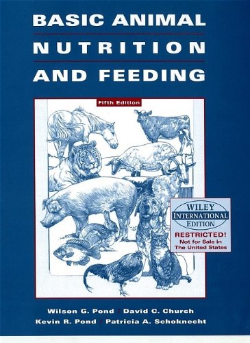Basic animal nutrition and feeding