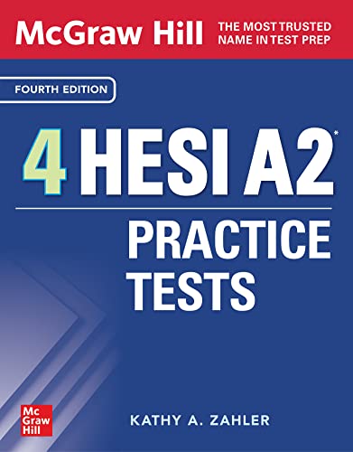 McGraw-Hill Education 4 HESI A2 practice tests