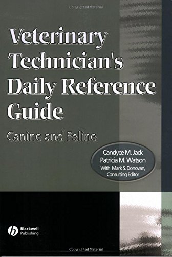 Veterinary technicians' daily reference guide : canine and feline