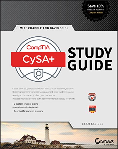 CompTIA cybersecurity analyst (CSA+). : Exam CS0-001. Study Guide :.