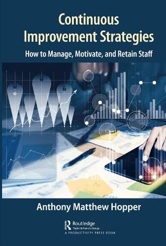 Continuous improvement strategies : how to manage, motivate, and retain staff