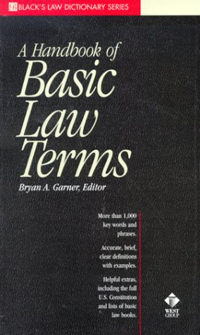 A handbook of basic law terms