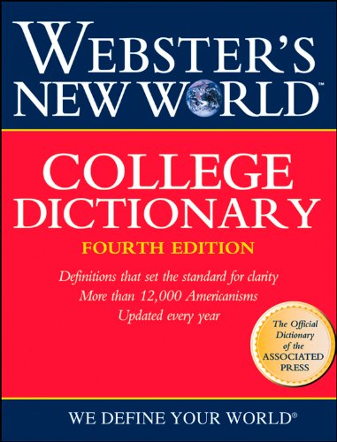 Webster's new world college dicitonary.