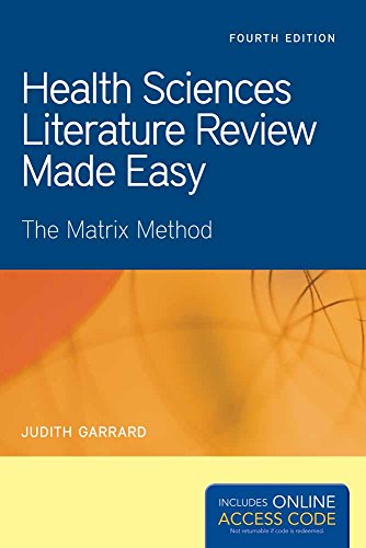 Health sciences literature review made easy : the matrix method