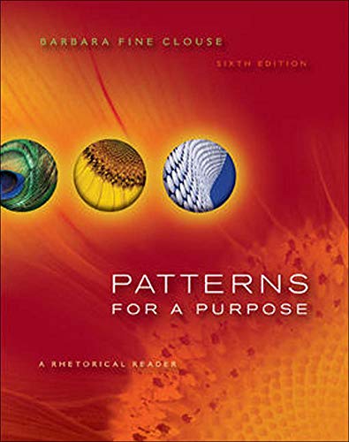 Patterns for a purpose : a rhetorical reader