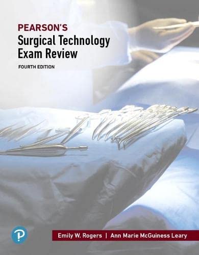 Pearson's surgical technology exam review