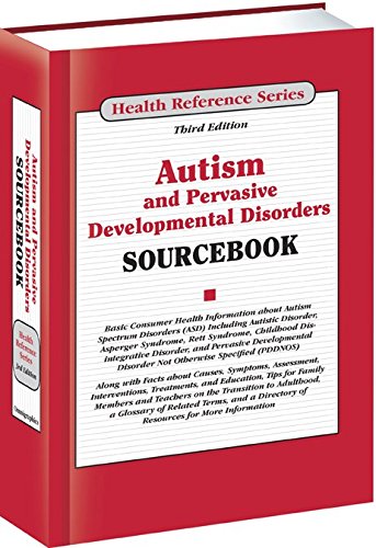 Autism and pervasive developmental disorders sourcebook : basic consumer health information about autism spectrum disorder, and pervasive developmental disorders such as asperger syndrome and rett syndrome : along with facts about causes, symptoms, assessment, interventions, treatments, and education, tips for family members and teachers on the transition to adulthood, a glossary of related terms,